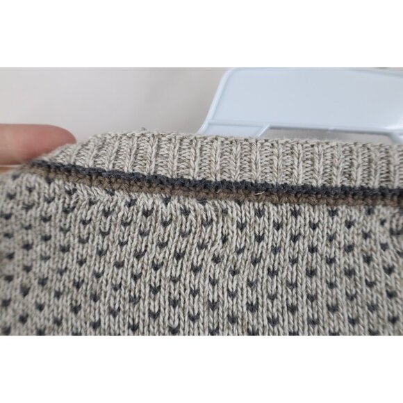 Vintage 90s Streetwear Mens 2XL XXL Polka Dot Golf Knit Crewneck Sweater USA - Picture 7 of 10